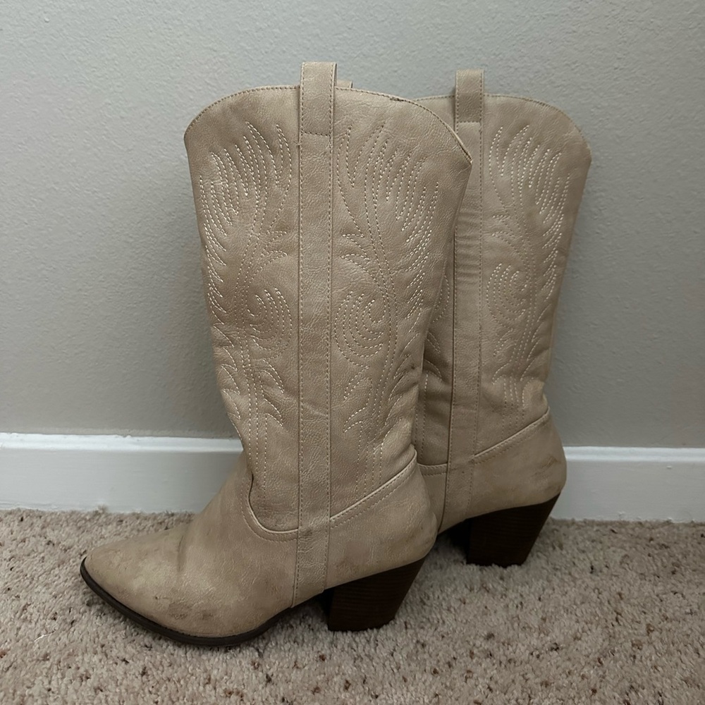 Tan Cowboy Boots